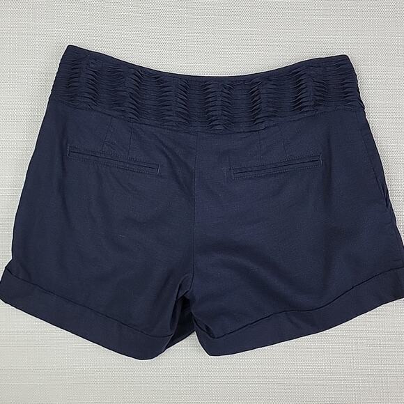Elevenses blue linen blend shorts 6 - Picture 2 of 11